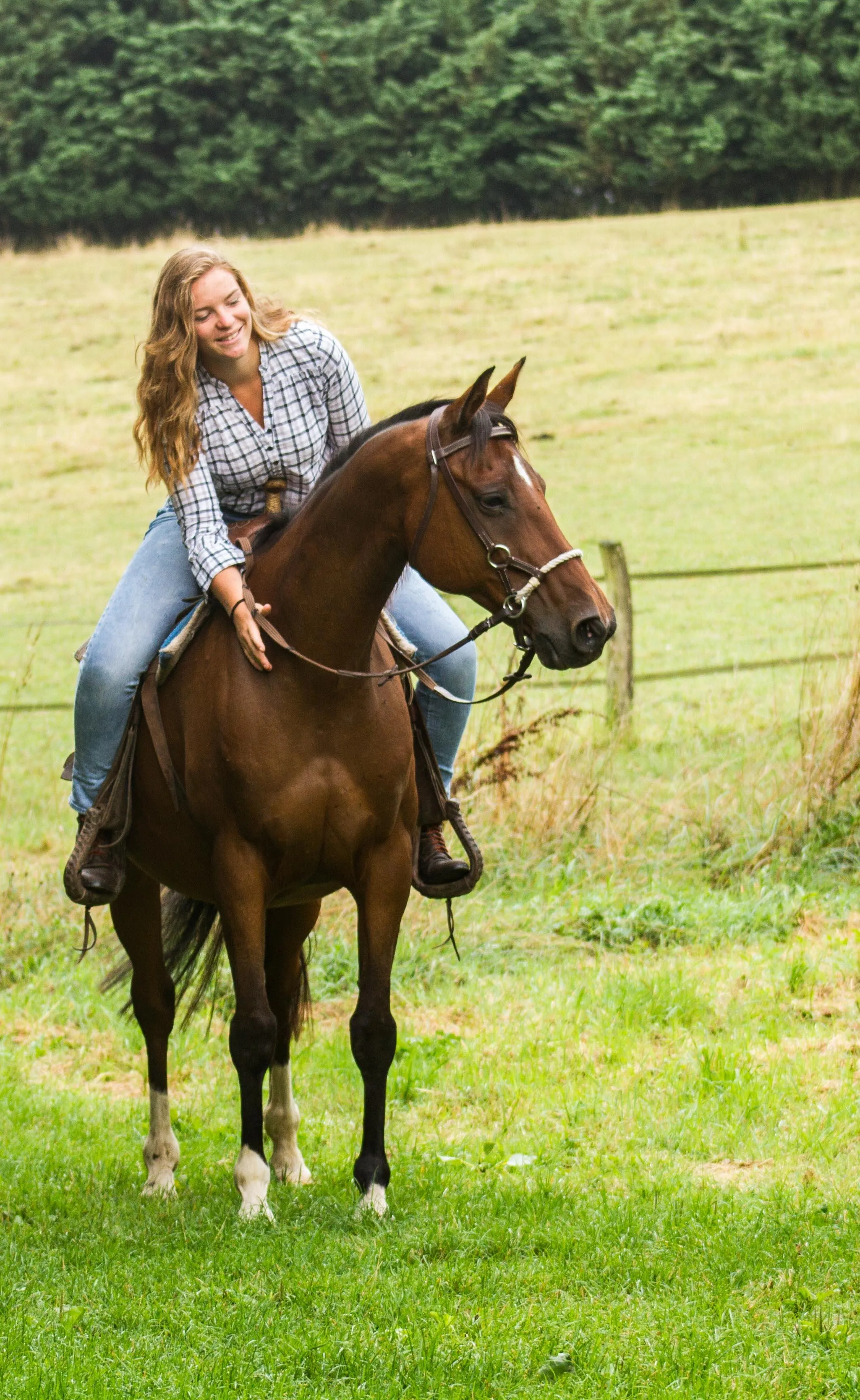 Nina et son cheval