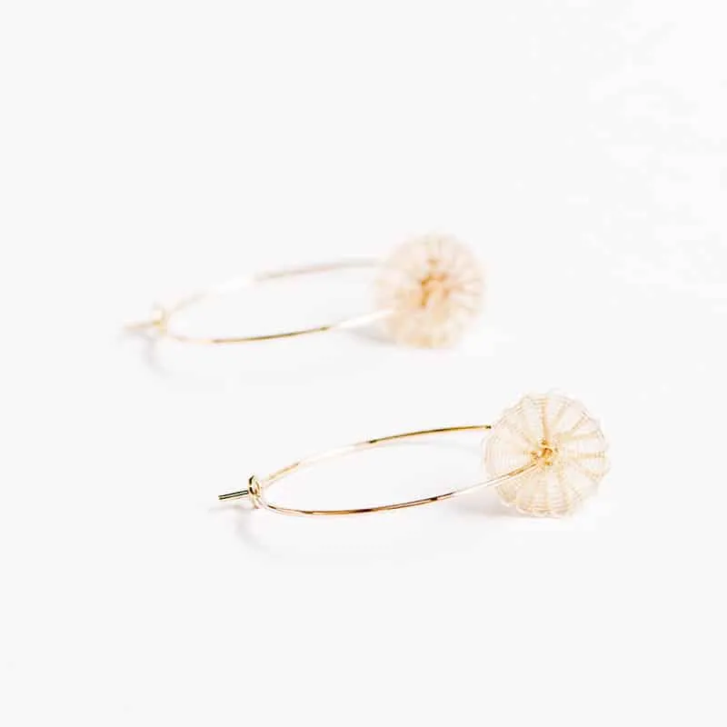 Boucles d'oreilles Criola en crin de cheval