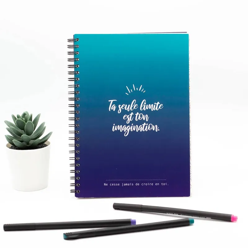 Carnet de notes "Ta seule limite est ton imagination"