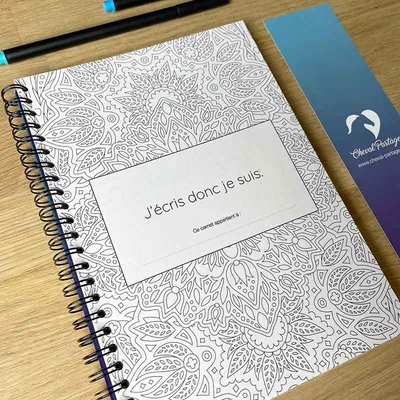 Page mandala du carnet de notes