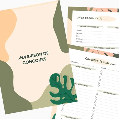 Pages compétition du carnet