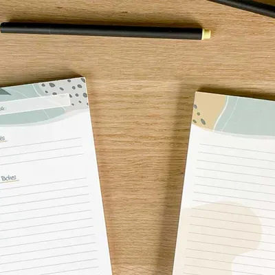 Set complet du duo de bloc-notes