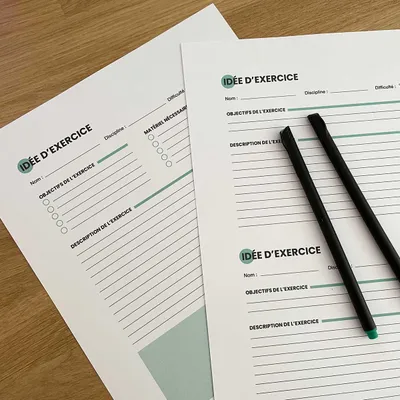 Pages idées d'exercices