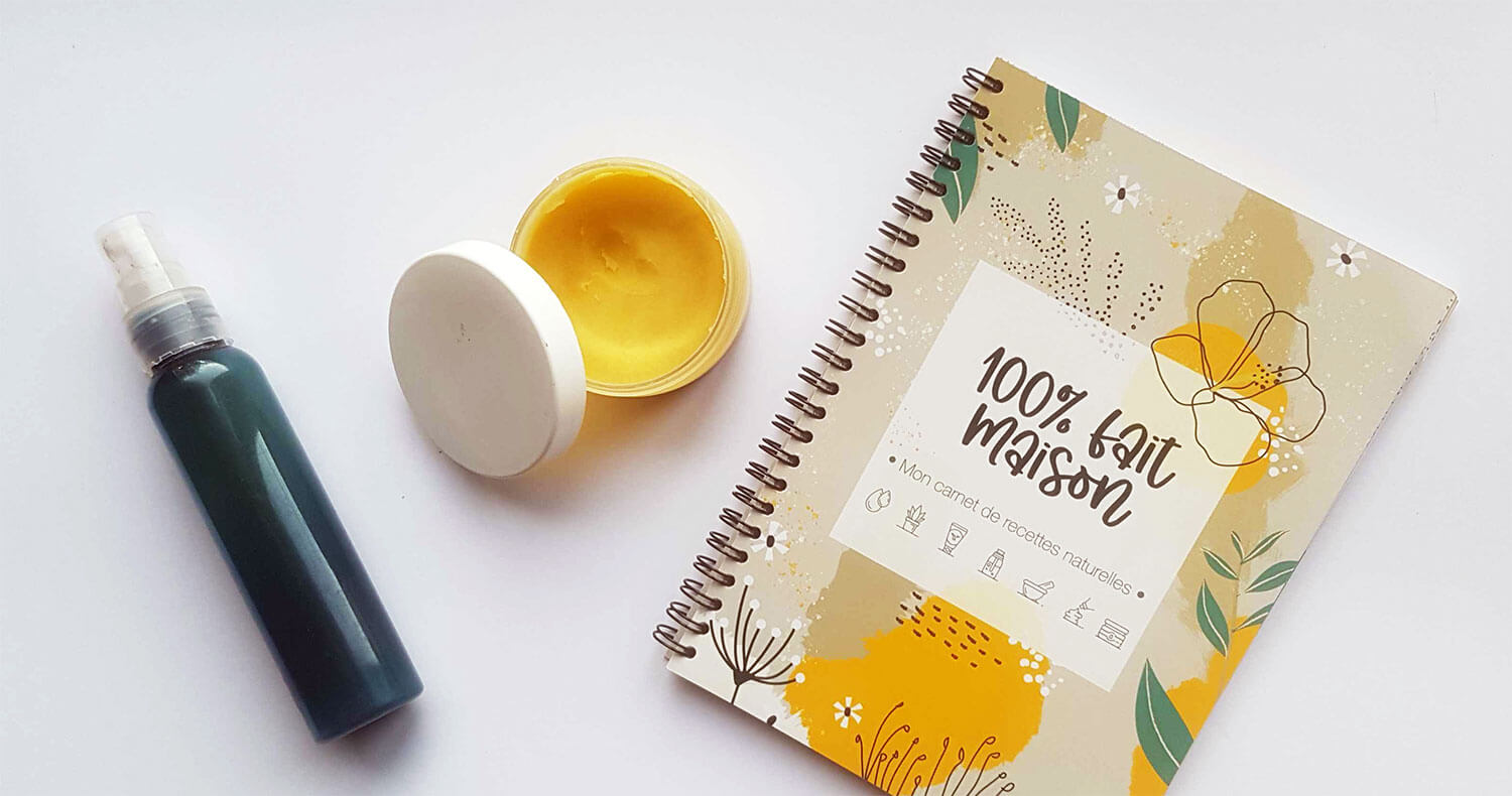 carnet 100% fait maison - le carnet de la cosmétique DIY