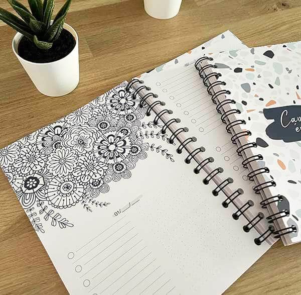  Bullet Journal 2 for woman: Agenda intemporel pré