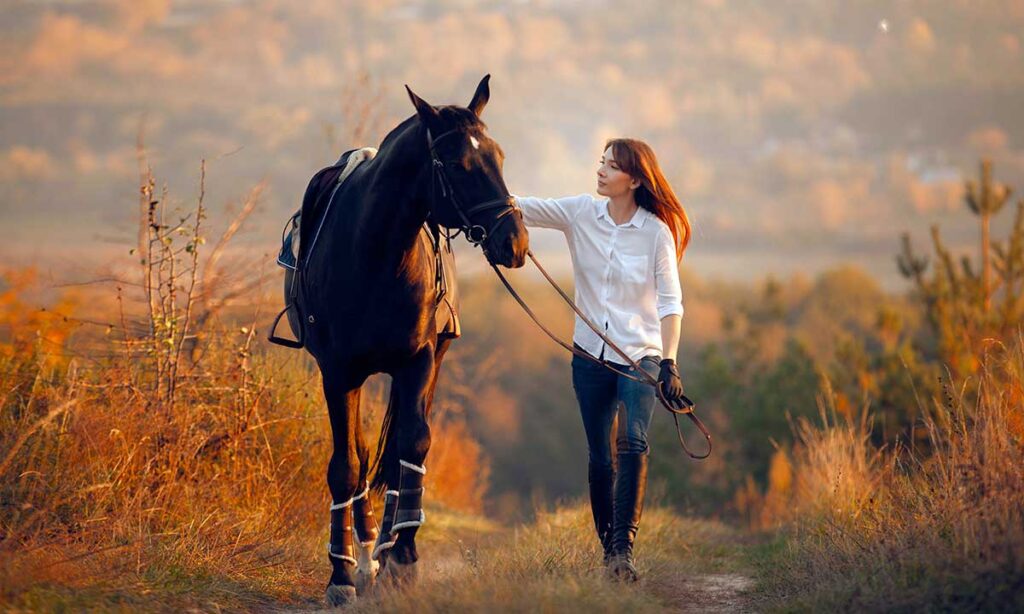 Et si vous partiez en balade à pied, aux côtés de votre cheval ?